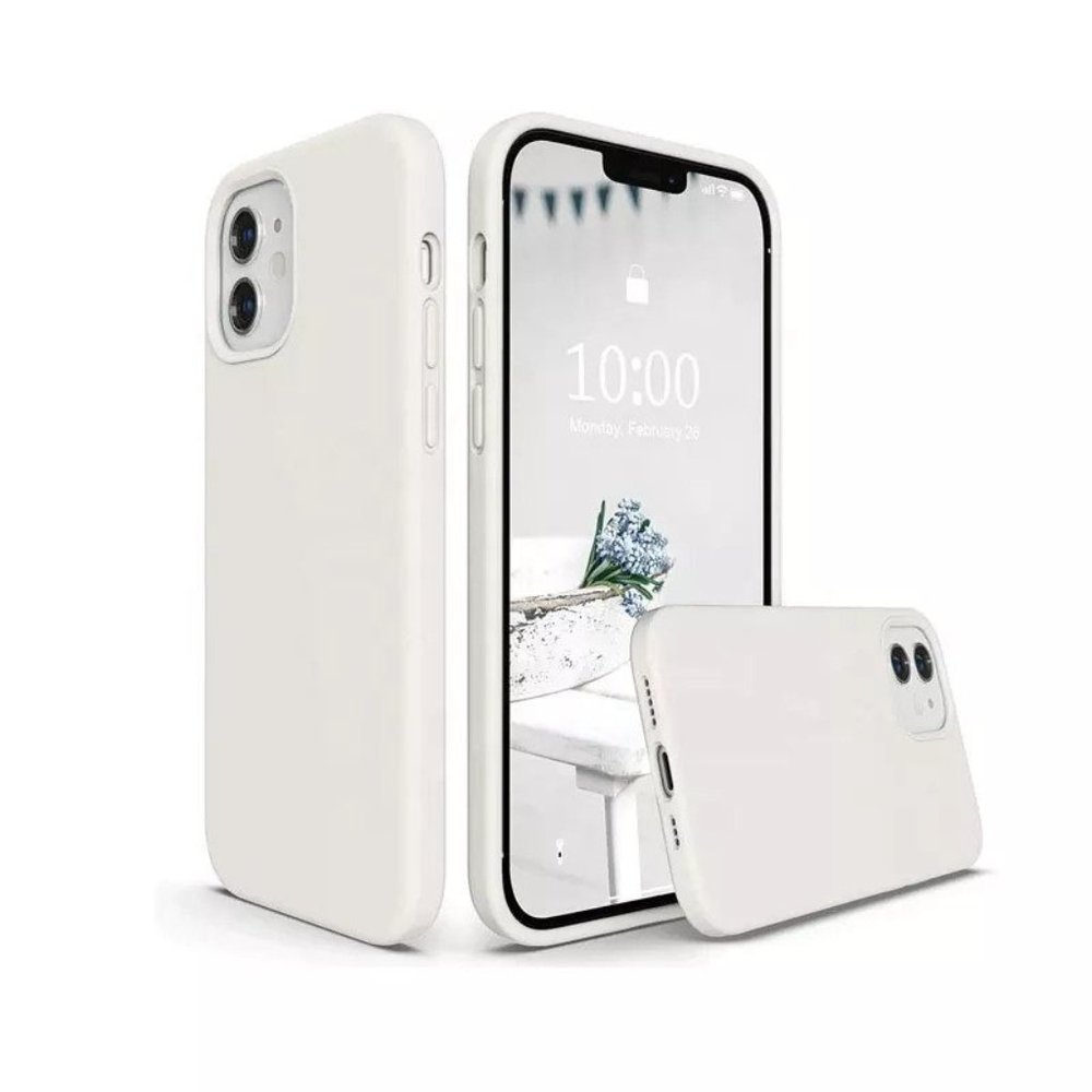iPhone;13 pro max/13 pro/13 /12pro/12 /silicone case /brand new/ - white color